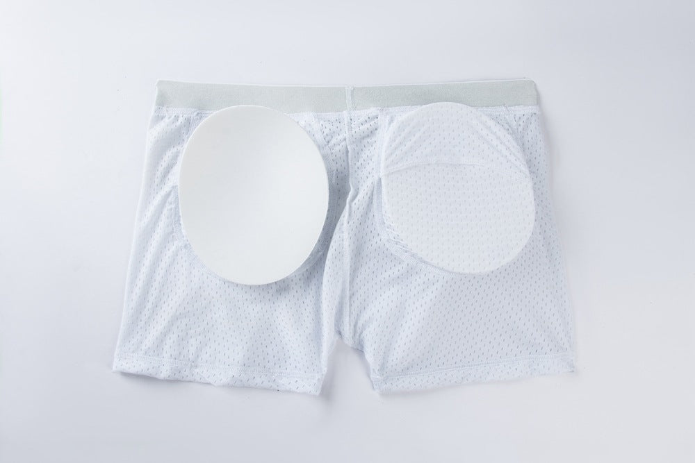 Men's Mesh Padded Hip-Lifting Trunks