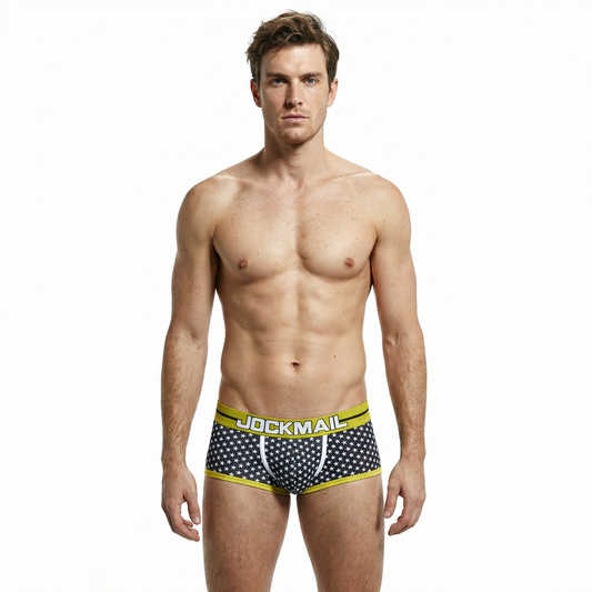 Men's Fashion Print Cotton Trunks