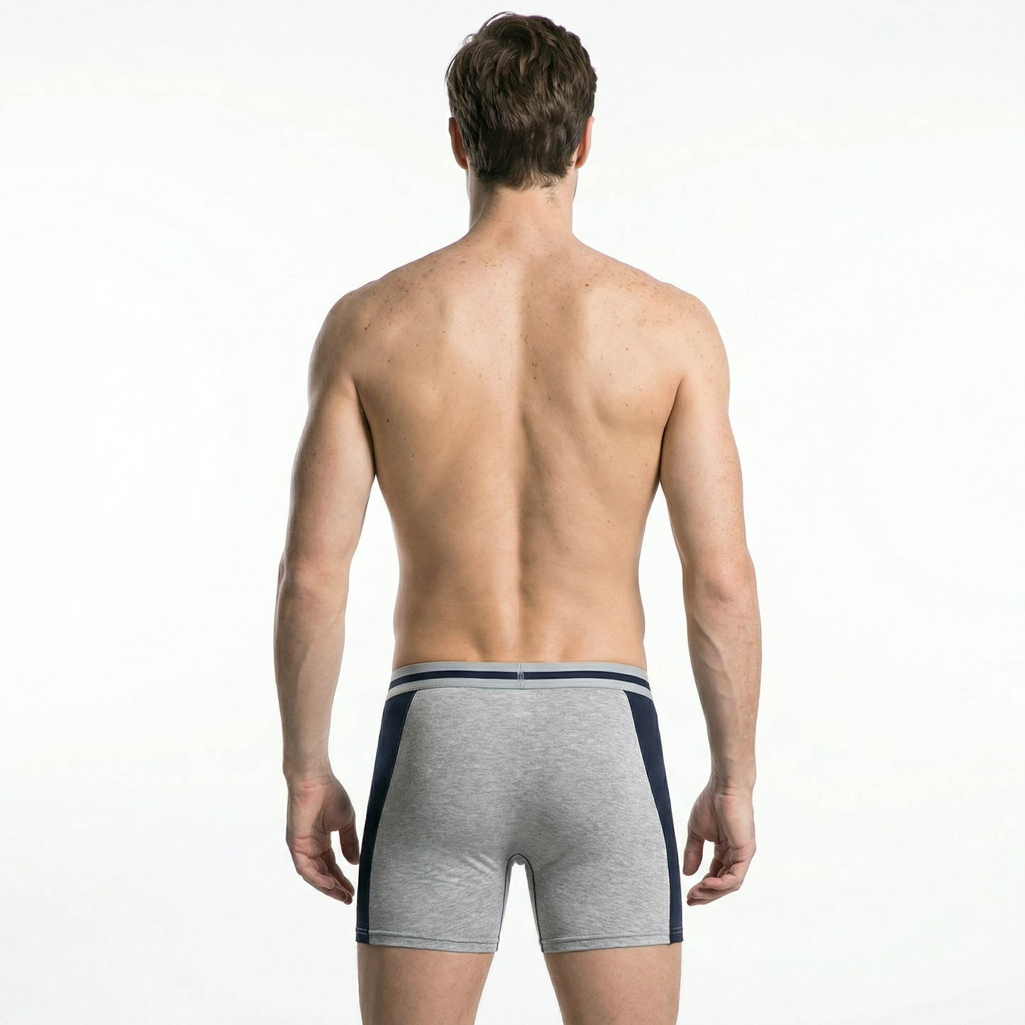 Men's Quick Dry Color Block Modal Boxer Briefs