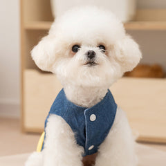 Giraffe Denim Dog Vest