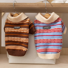 Multi-Stripe Dog Sweater