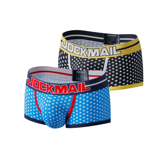 Men's Fashion Print Cotton Trunks