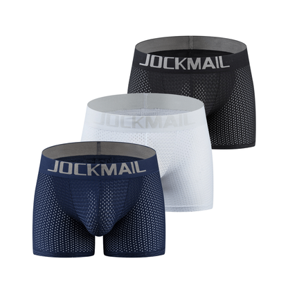 Men's Mesh Padded Hip-Lifting Trunks
