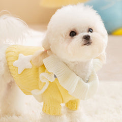 Knit Dog Sweater With Star