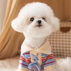 Classic Striped Knit Dog Sweater