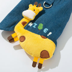 Giraffe Denim Dog Vest