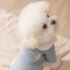 Collar Corduroy Dog Vest