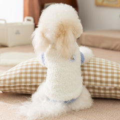 Fluffy Dog Vest with Koala Patch