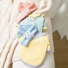 Dog Shirt with Scarf