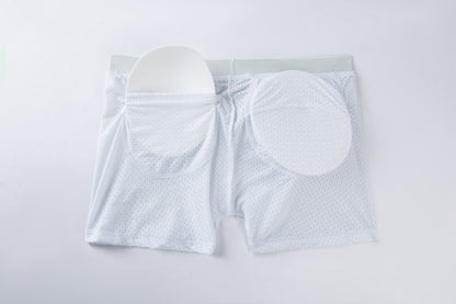 Men's Mesh Padded Hip-Lifting Trunks