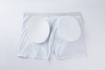 Men's Mesh Padded Hip-Lifting Trunks