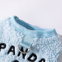 3D Tail Fleece Dog Vest