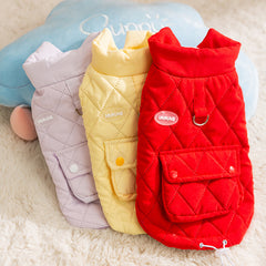 Diamond Quilted Padded Dog Vest