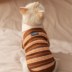 Multi-Stripe Dog Sweater