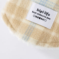 Hooded Plaid Dog Hoodie