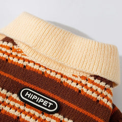 Multi-Stripe Dog Sweater