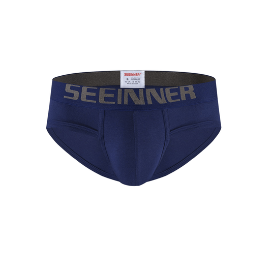 Men's Cotton Breathable Low Waist Hip Lifting Trunks