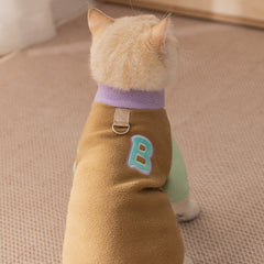 Letter B Fleece Dog Vest