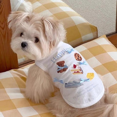 Happiness Print Dog Vest