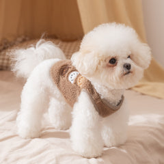 Cozy Bears Fleece Dog Vest