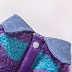 Striped Fleece Dog Shirt