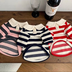 Striped Polo Dog Shirt