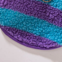 Striped Fleece Dog Shirt