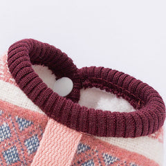 Nordic Pattern Knit Pet Sweater