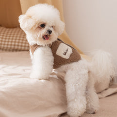 Cozy Bears Fleece Dog Vest