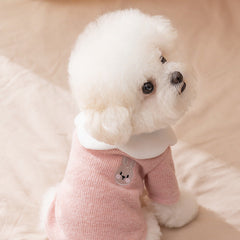 Scalloped Collar Dog Shirt