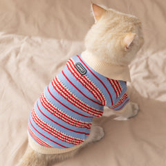 Multi-Stripe Dog Sweater