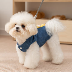 Giraffe Denim Dog Vest