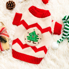 Christmas Knitted Dog Sweater