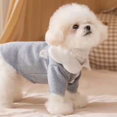 Collar Corduroy Dog Vest