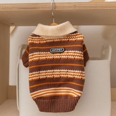 Multi-Stripe Dog Sweater