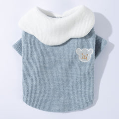Collar Corduroy Dog Vest