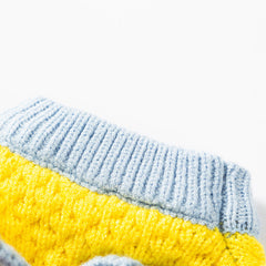 Argyle Knit Dog Sweater