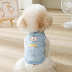 Breathable Dog Vest with Bear Patch