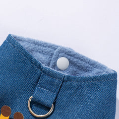 Giraffe Denim Dog Vest