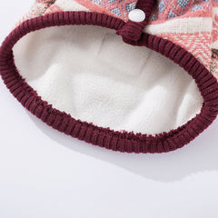 Nordic Pattern Knit Pet Sweater