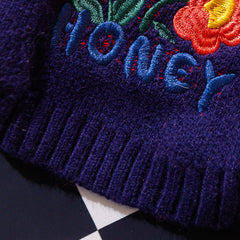 Argyle Knit Dog Sweater