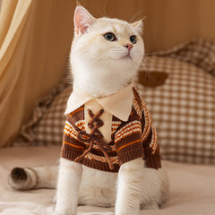 Multi-Stripe Dog Sweater