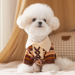 Classic Striped Knit Dog Sweater