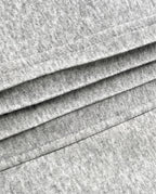 Cotton fabric texture detail of straight leg sweatpants