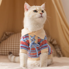 Multi-Stripe Dog Sweater