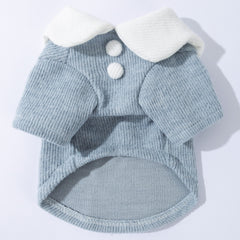 Collar Corduroy Dog Vest