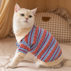 Multi-Stripe Dog Sweater