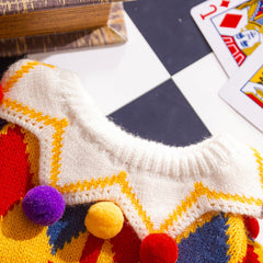 Argyle Knit Dog Sweater