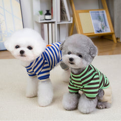 Letter R Striped Dog Jumpsuit