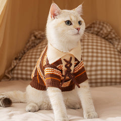 Multi-Stripe Dog Sweater